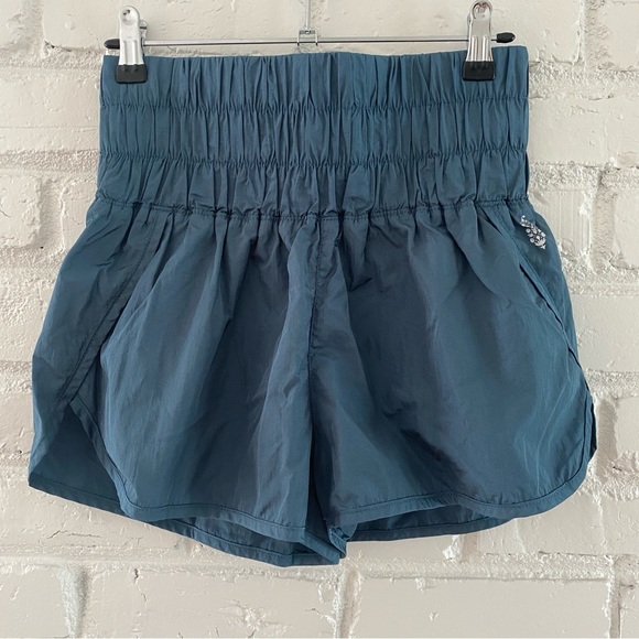 FP Movement by Free People  - The Way Home Shorts (blue/green) Small - Picture 2 of 5